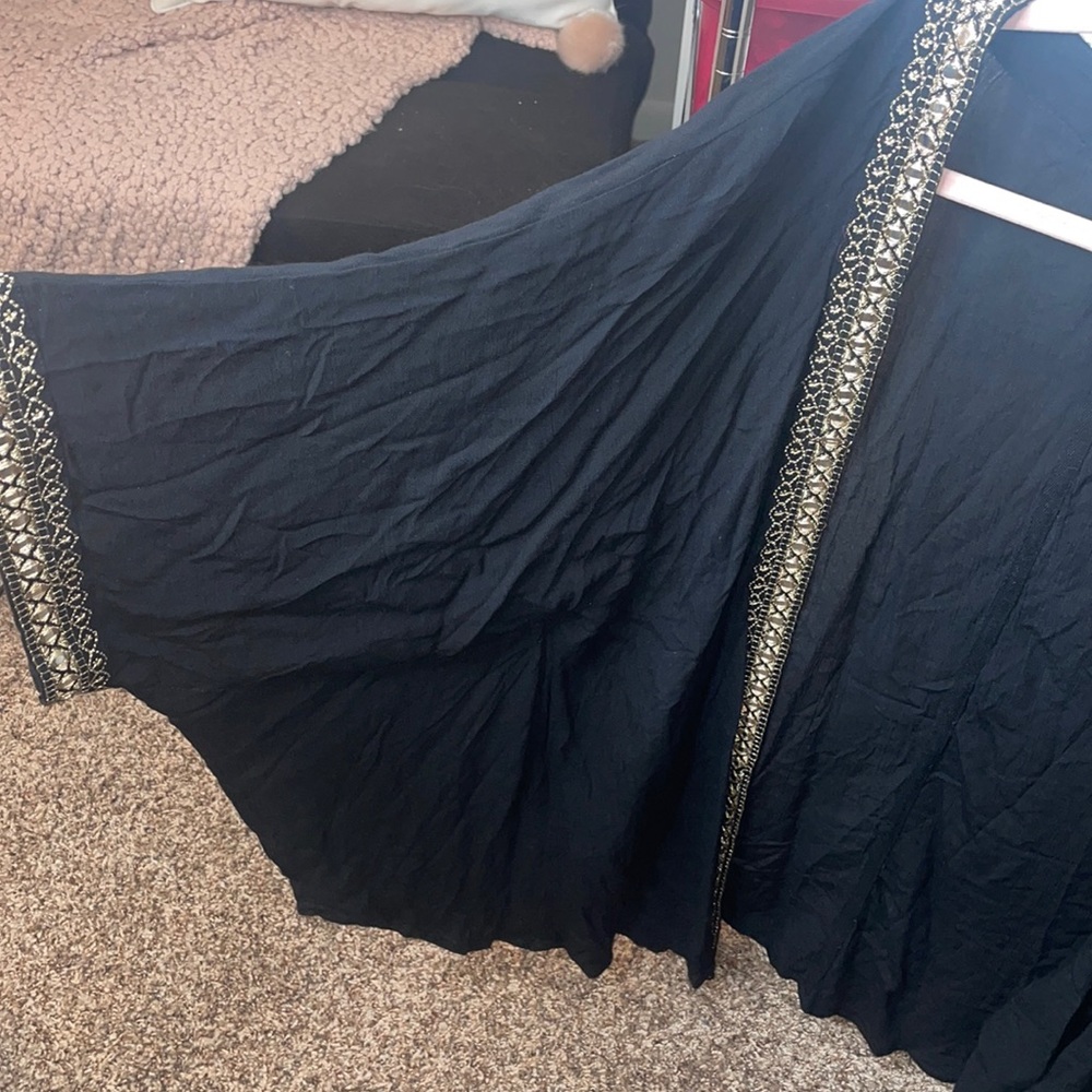 Black with Gold Detail Kimono